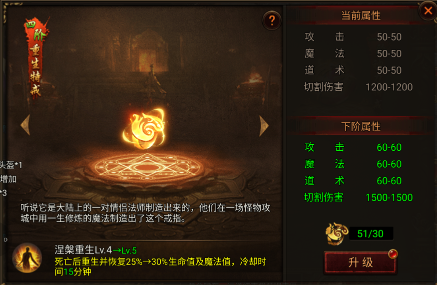 《四圣封神》特戒系统