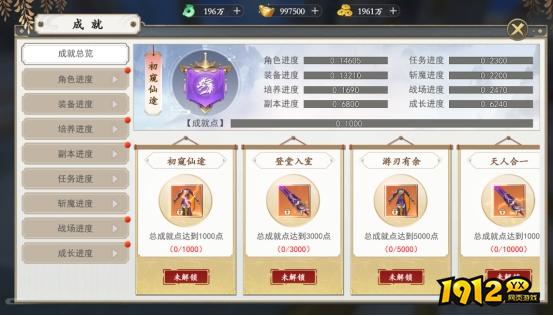 《上古情歌》人物系统